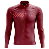 Jersey Ciclismo GW M/L Hombre Crosswalk Vinotinto